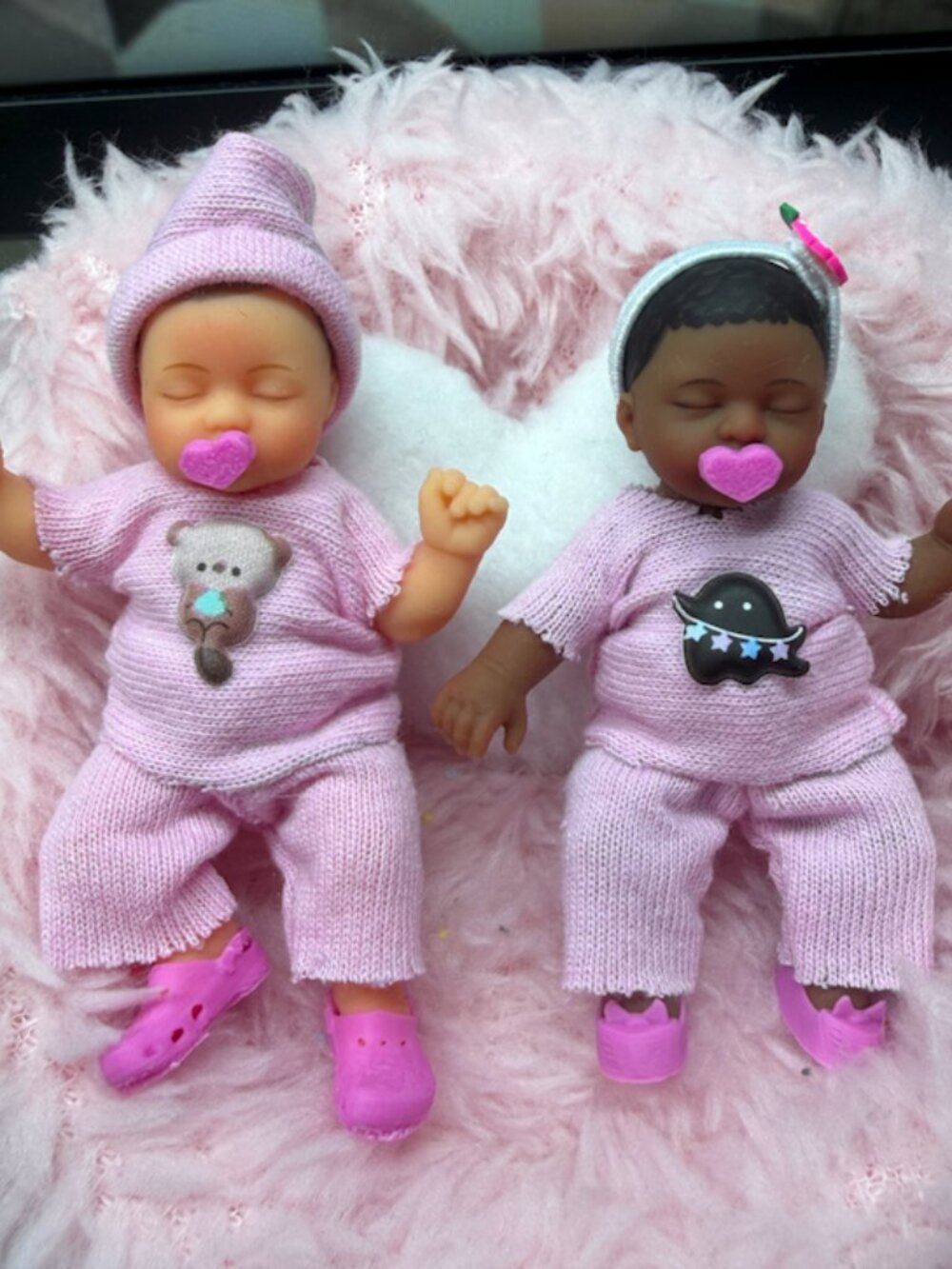 Handmade Mini ZURU Baby Doll Outfit | 2.5 Inch Doll Clothes Set - Pink Color